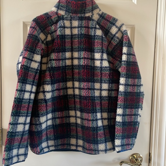 Vineyard Vines Tartan Sherpa Popover NEW- Size Small - Picture 11 of 11